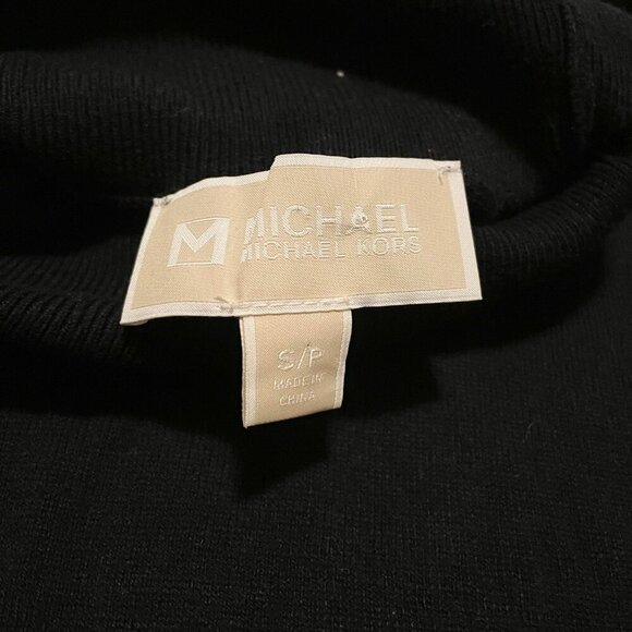 Michael Kors Womens Size Small Long Sleeve Turtleneck Ruffled Sleeves Sweater - Picture 4 of 16